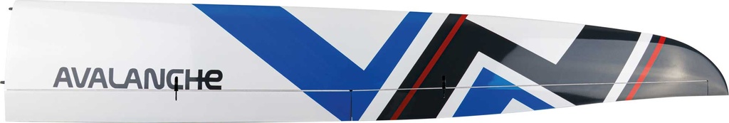 Robbe Modellsport Ersatzfläche Avalanche ARF 2,8m Voll-CFK RECHTS, weiss/blau