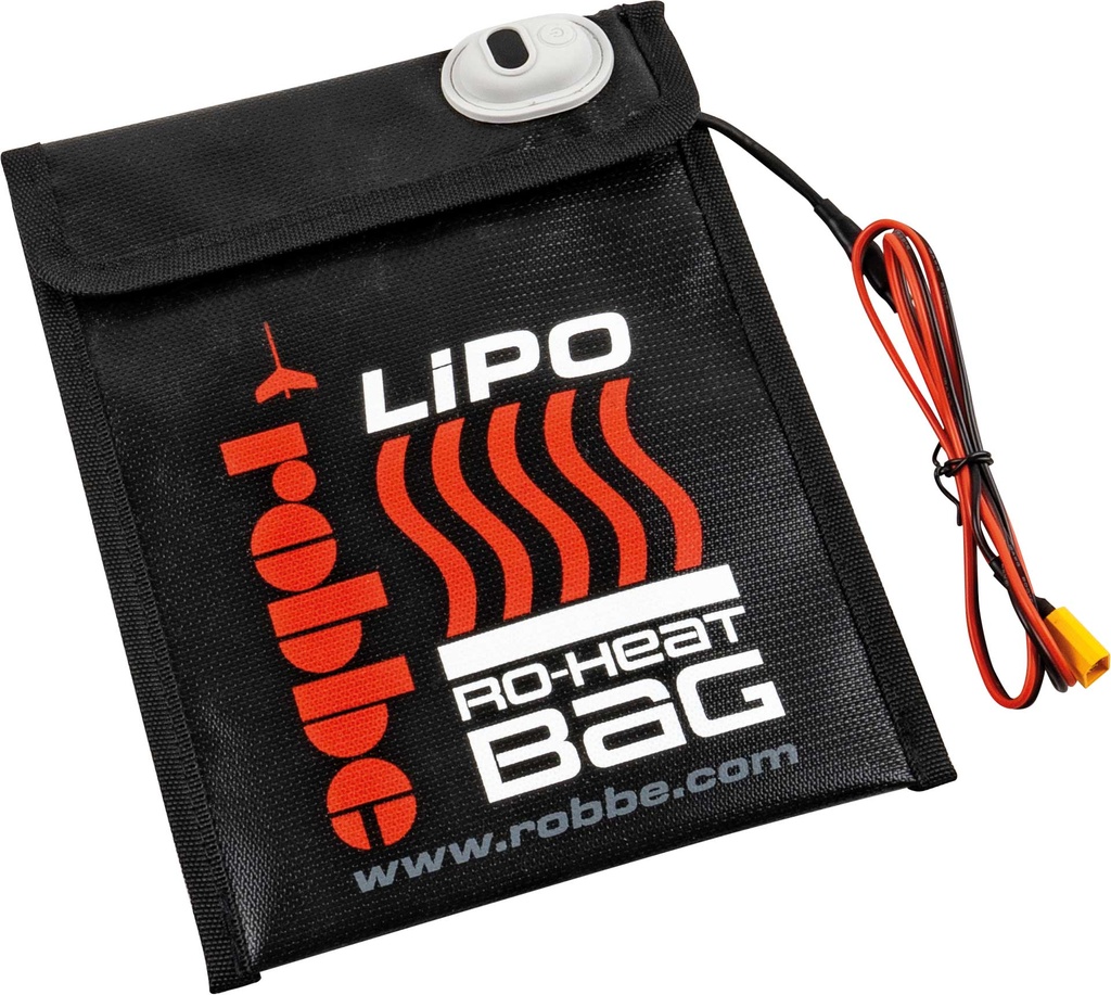 Robbe Modellsport Ro-Heat 18x23cm 12V für Lipo Akkus zum Vorwärmen Heiztasche