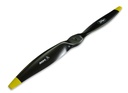 Fiala 2-Blatt 17x12 Elektro E3 Holzpropeller - schwarz Pusher/links