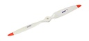 Fiala 2-Blatt 27x18 Elektro Holzpropeller - weiss