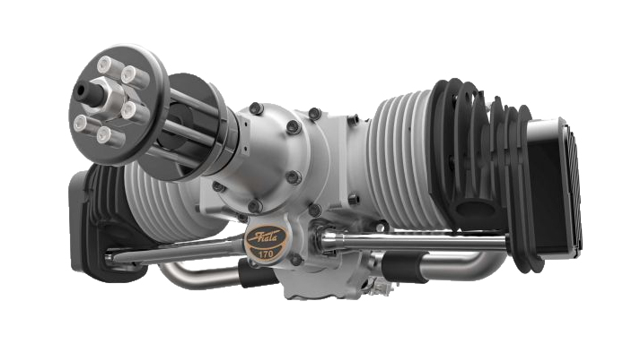 Fiala FM170B2-FS 4-Takt Benzin Boxermotor 170ccm