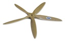 Fiala 5-Blatt 24x20 Verbrenner Holzpropeller - natur