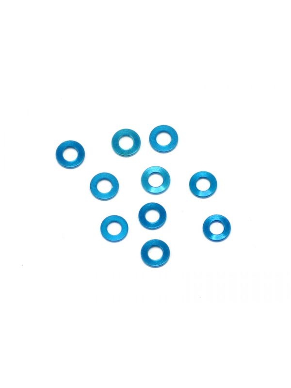 Alu Shims 3 x 6 x 1 Blue (10)