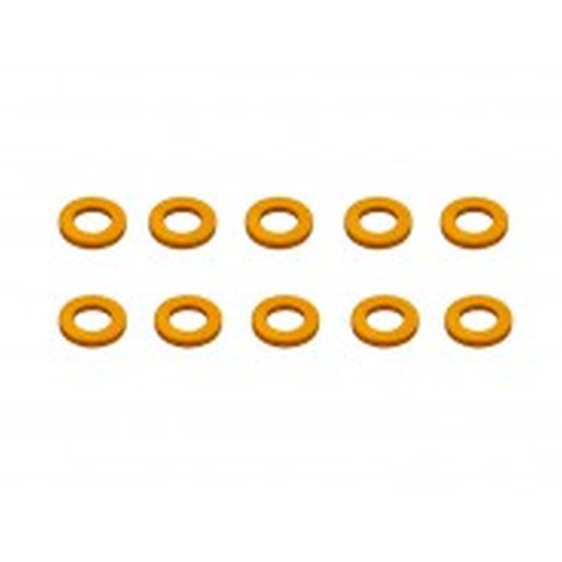 Alu Shims 3 x 5 x 1 Orange (10)