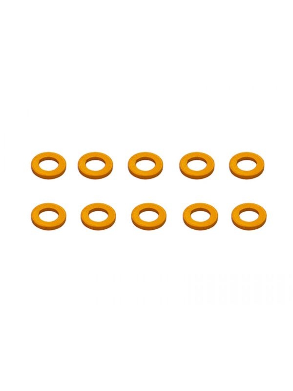Alu Shims 4 x 7 x 1 Orange (10)