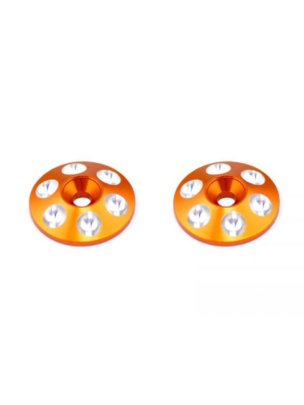 Alu Rear Wing Shims (Orange) (2)