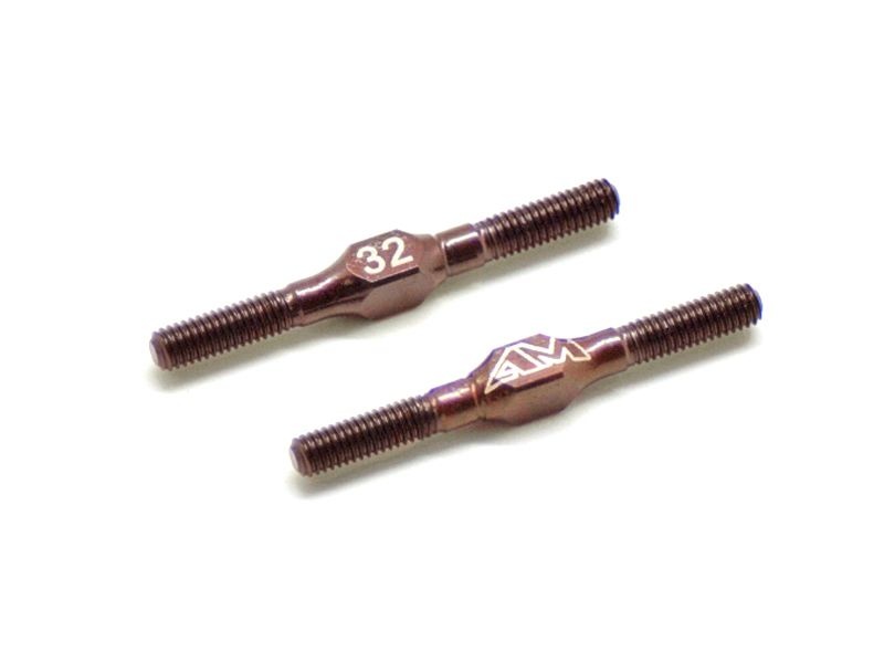 Spring Steel Turnbuckle 3mm X 32mm (1-1/4)  (2)