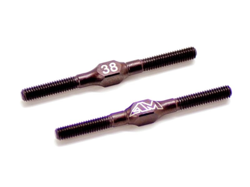 Spring Steel Turnbuckle 3mm X 38mm (1-1/2)  (2)