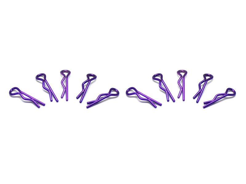small body clip 1/10 - metallic purple  (10)