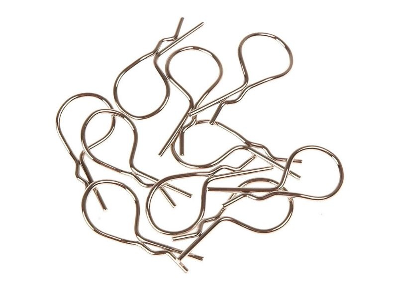 small body clip 1/10 - metallic black  (10)