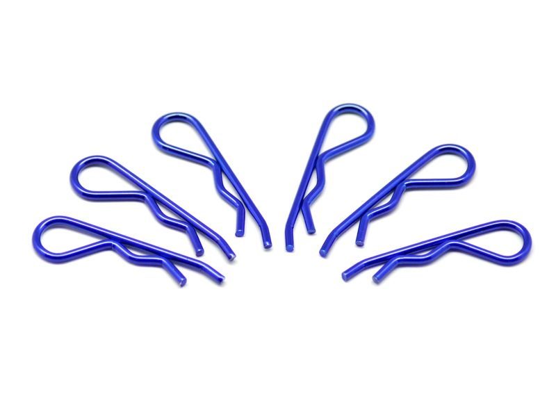 body clip 1/8 - metallic blue  (6)
