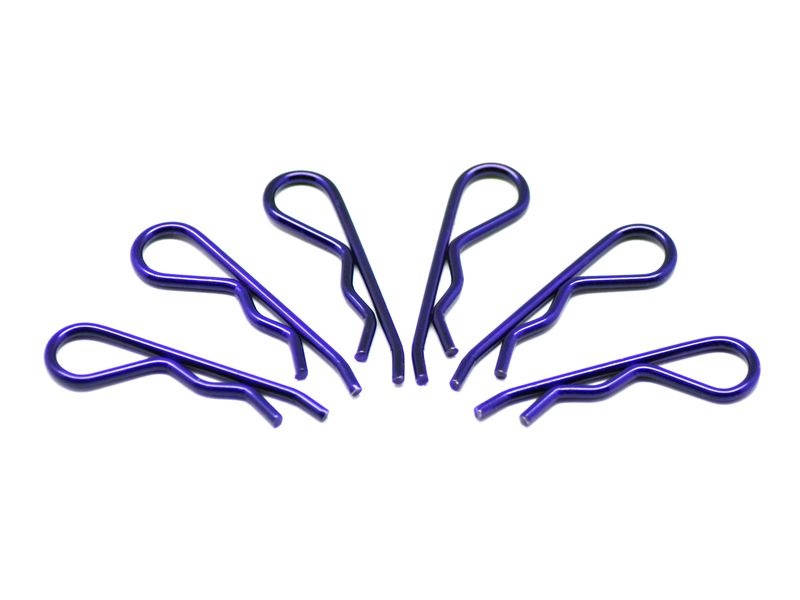 body clip 1/8 - metallic purple  (6)