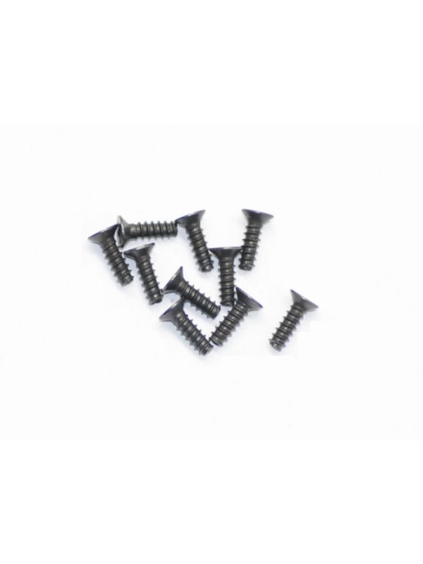 Screw philipshead countersunk widethread M2.5x8 (10)