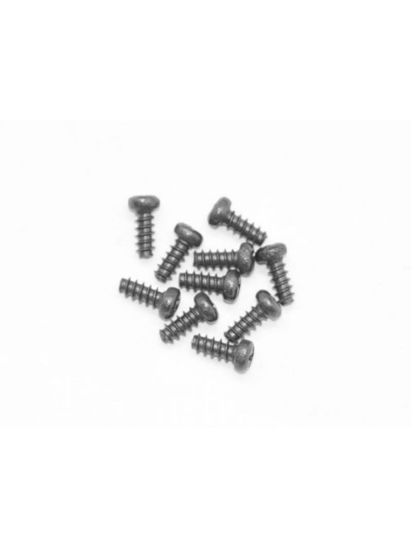 Screw philipshead roundhead widethread M2.5x6 (10)