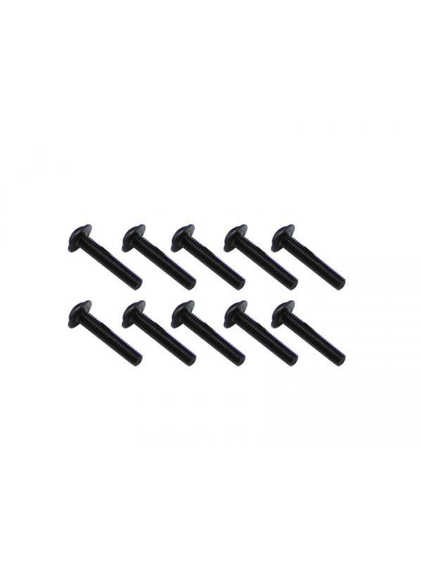 Screw allen roundhead flanged M3x16 (10)