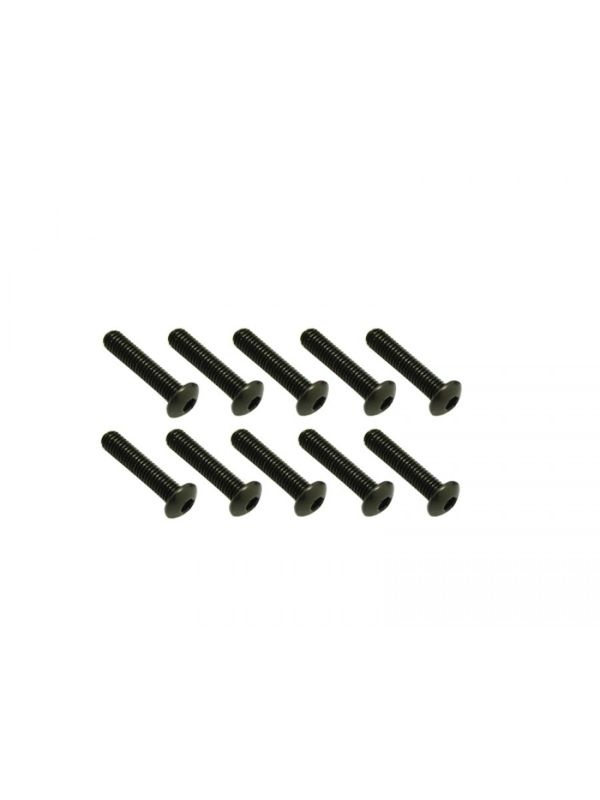 Screw allen roundhead M3x18 (10)