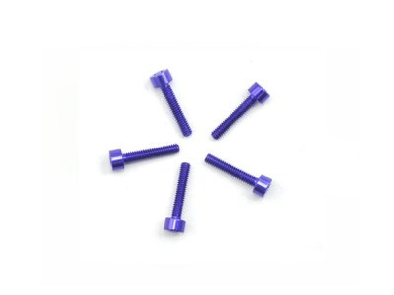 Alu Screw allen cilinder head M2.2x12 Purple (7075) (5)