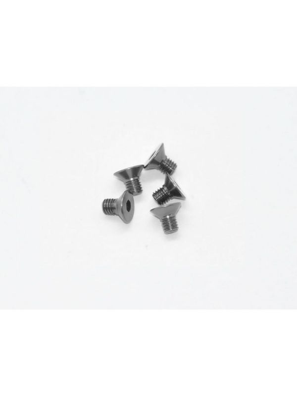 Alu Screw allen countersunk M3x5 Gray (7075) (5)