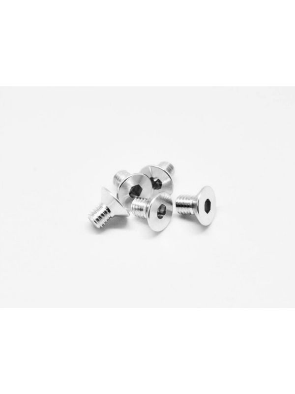Alu Screw allen countersunk M3x5 Silver (7075) (5)