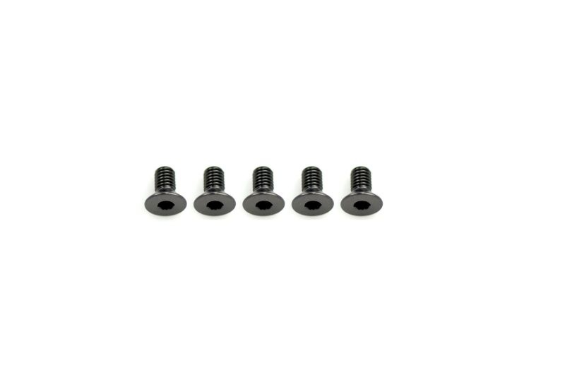 Alu Screw allen countersunk M3x6 Gray (7075) (5)