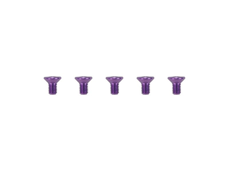 Alu Screw allen countersunk M3x6 Purple (7075) (5)