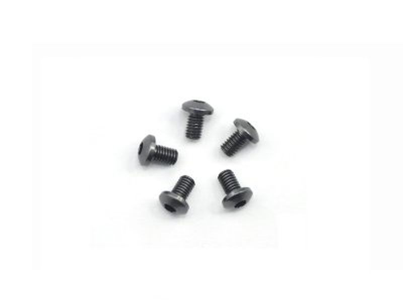 Alu Screw allen roundhead M3x5 Gray (7075) (5)