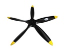 Fiala 5-Blatt 24x20 Verbrenner Holzpropeller - schwarz