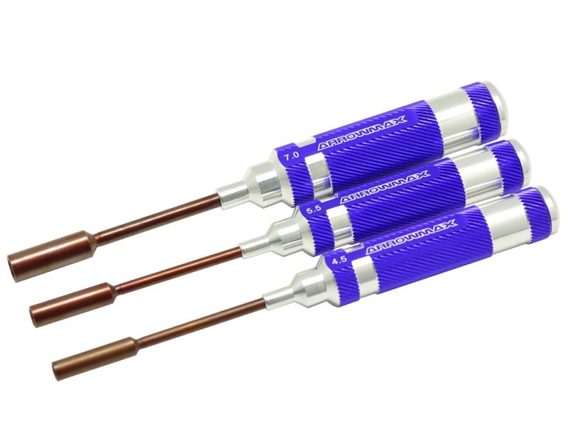 NUT DRIVER SET 4.5 5.5 & 7.0 X 100MM - 3-teilig