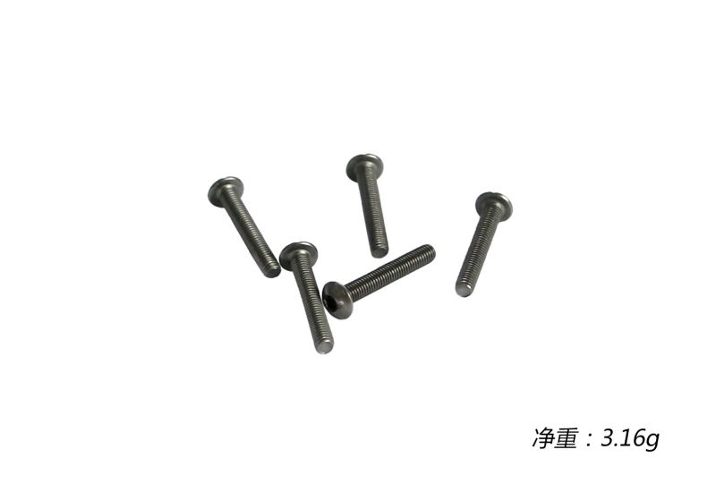 Titanium Screw Allen Round Head M3X20 (5)
