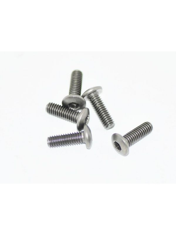 Titanium Screw allen round head M4x12 (5)
