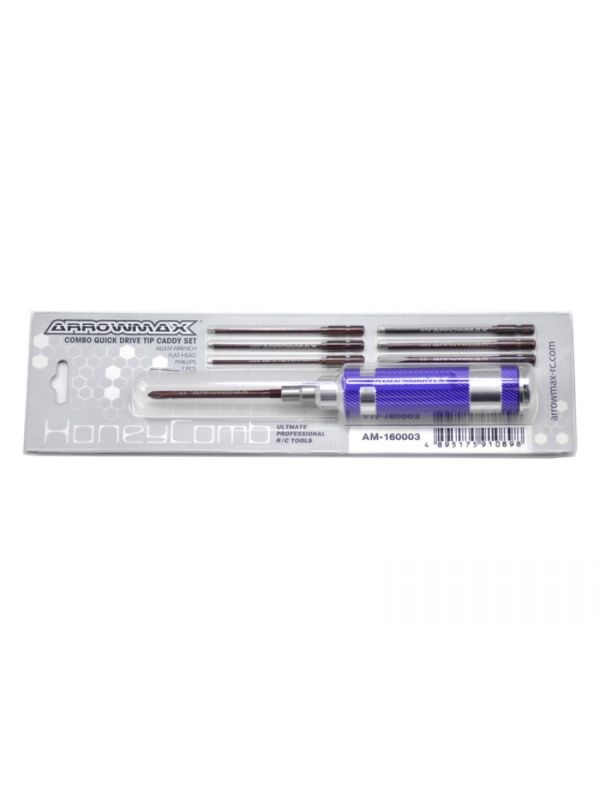 COMBO QUICK DRIVE TIP CADDY SET - US - 7 PCS