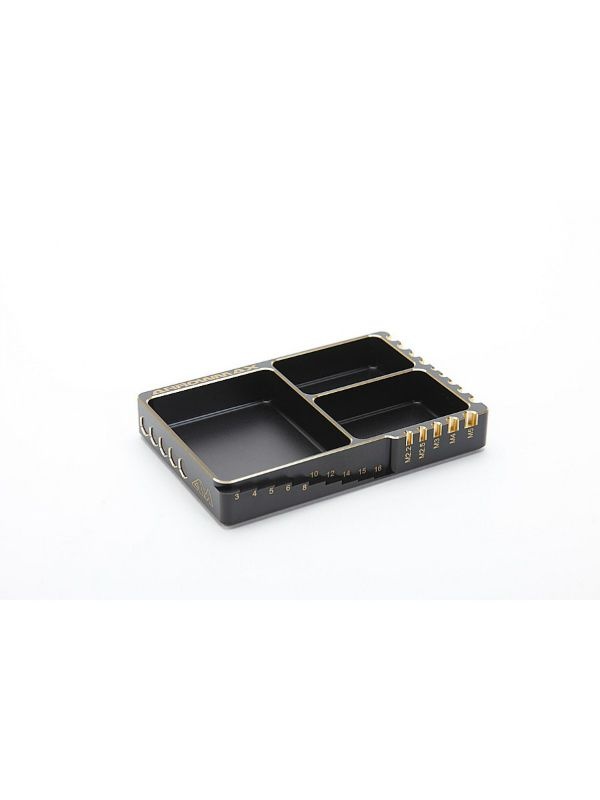 Multi Alu Case For Screws (120X80X18MM) Black Golden