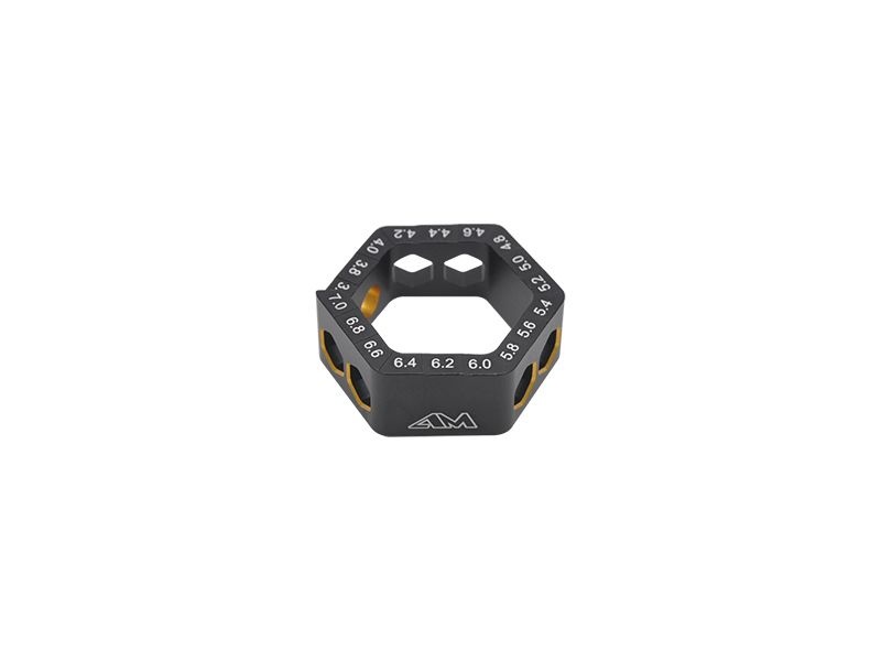 AM Droop Gauge 3.6-7.0MM (0.2MM) Black Golden