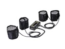 AM Tyre Warmer (1/8th) & Batt Warmer With Bag Black Golden