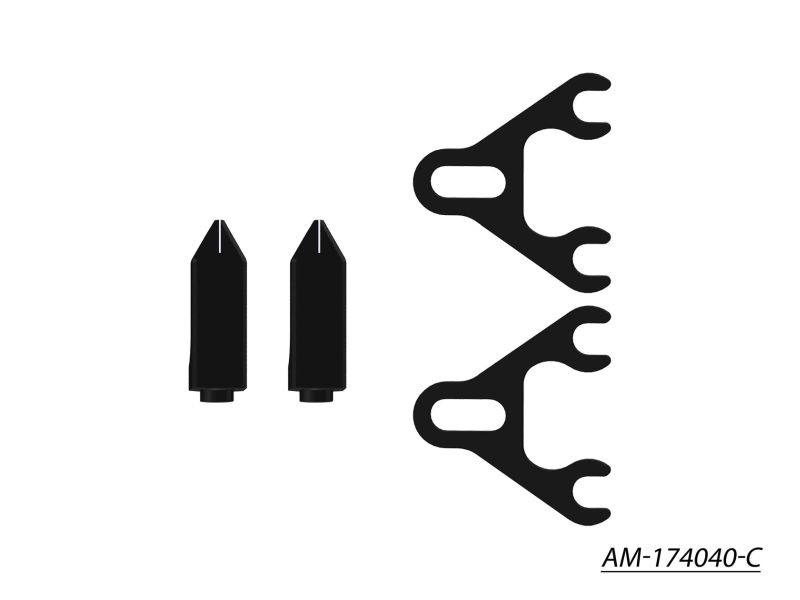 AM-174040-C Caster pointer adapter for X20