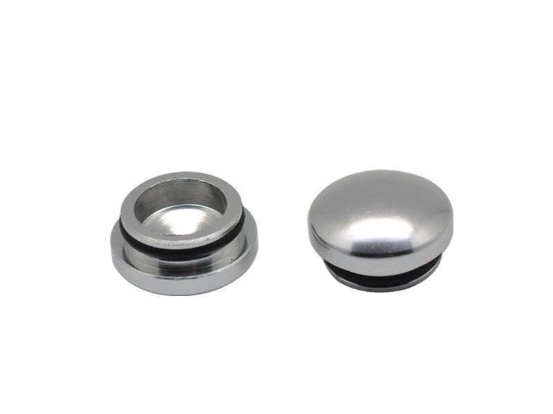 18MM ALUMINUM END CAP - SILVER (2)