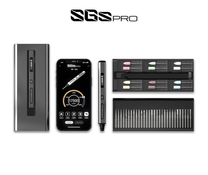 SGS PRO Smart Electric Engraving & Polishing Pen Space Gray