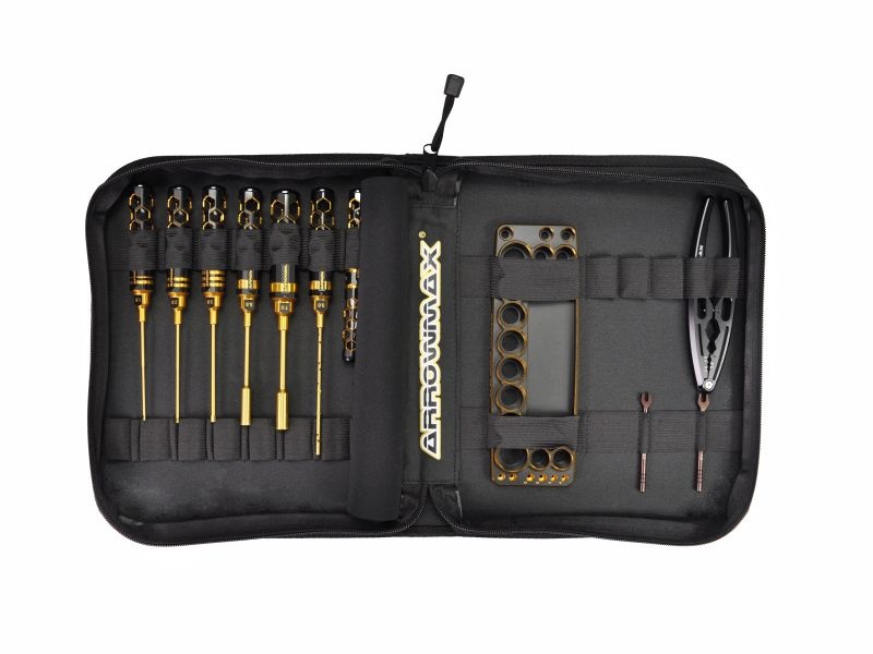 AM Toolset For 1/10 Electric Touring Cars (11pcs) With Tools