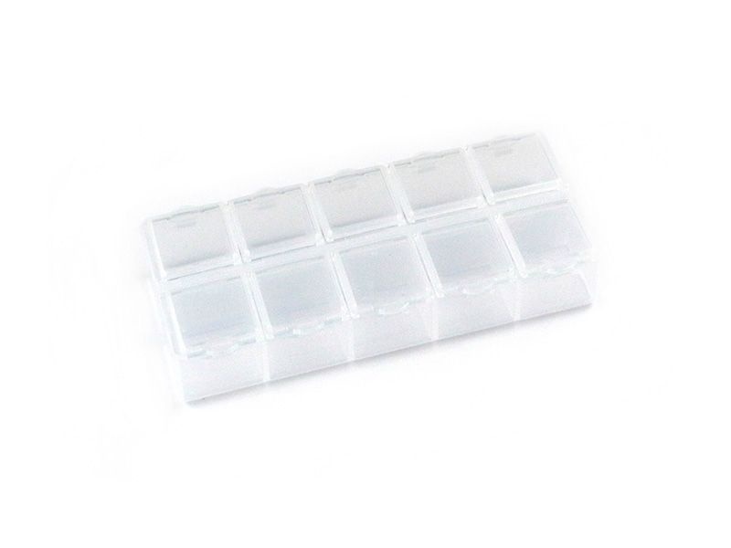 10-Compartment Parts Box (132 X 58 X 20mm)
