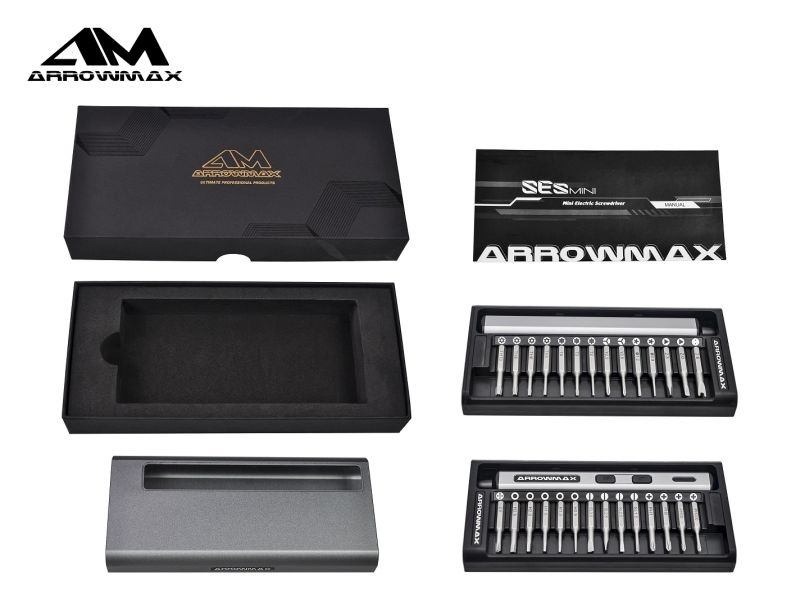 Arrowmax AM-199911-G SES Mini Electric Screwdriver With Alu
