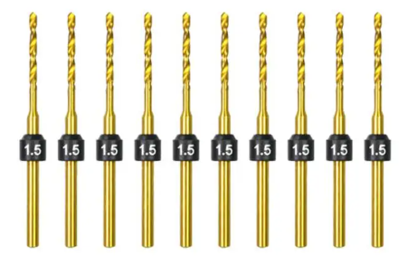 1.5mm -10 Pcs HSS Drill Bits (2.35mm)