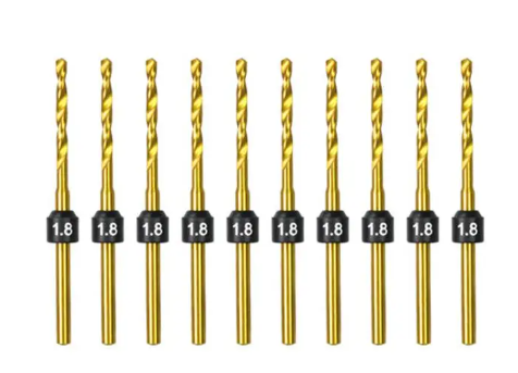1.8mm -10 Pcs HSS Drill Bits (2.35mm)