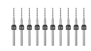 0.9mm -10 Pcs PCB Shank Tungsten Carbide Micro Drill Bits Se