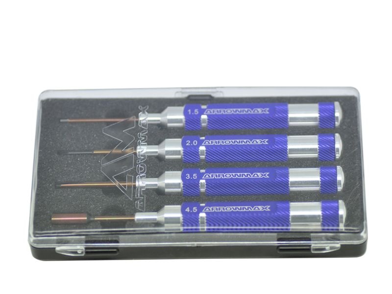 Mini Toolset 4 Pieces With Plastic Case