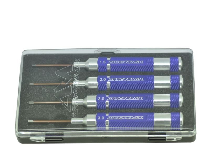 MINI TOOL SET 4 PIECES WITH PLASTIC CASE