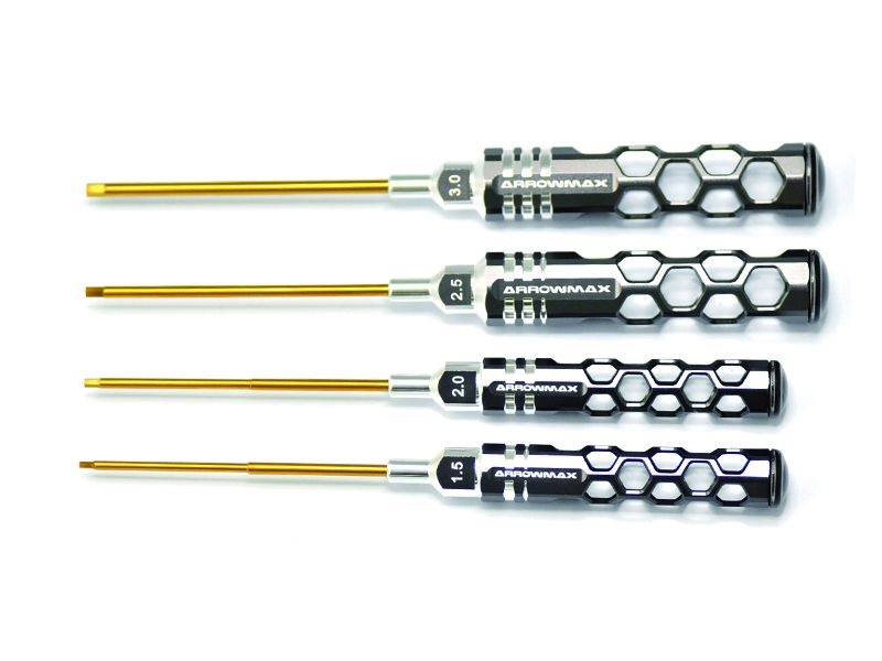 ALLEN WRENCH SET 1.5 2.0 2.5&3.0x100MM 4-teilig Honeycomb