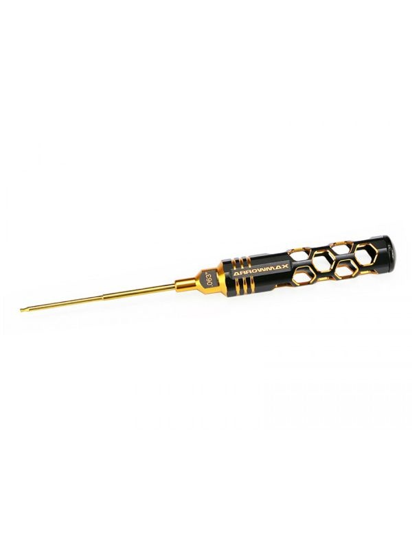 Ball Driver Hex Wrench .063 (1/16) X 100mm Black Golden