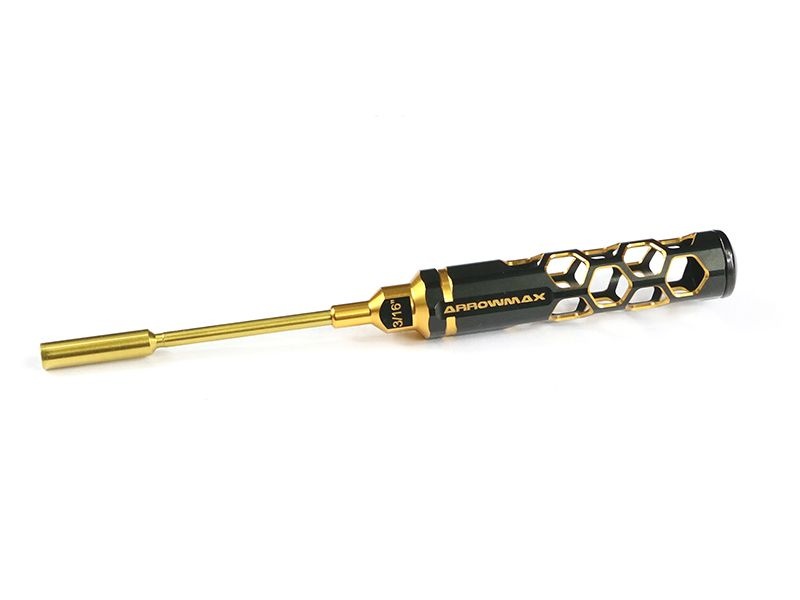 Nut Driver 3/16 (4.76mm) X 100mm Black Golden