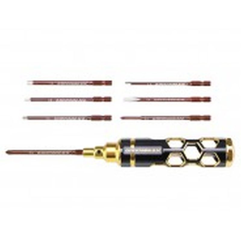 Universal Handle For Quick Drive Tip Black Golden