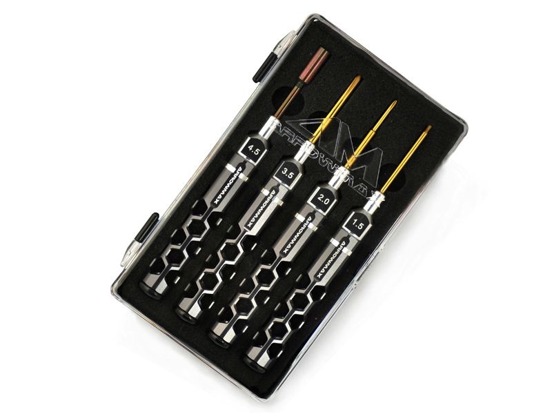 Mini Honeycomb Toolset 4 Pieces With Plastic Case